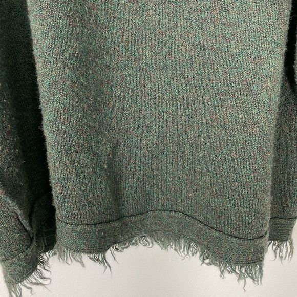 Free People Bohemian Irresistible Fringe Wool Linen Oversized Slouchy Sweater - Picture 8 of 10